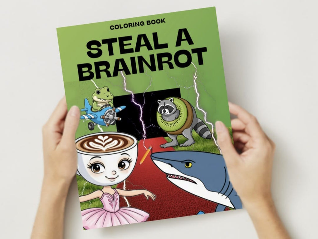 Coloring book "Steal a Brainrot"