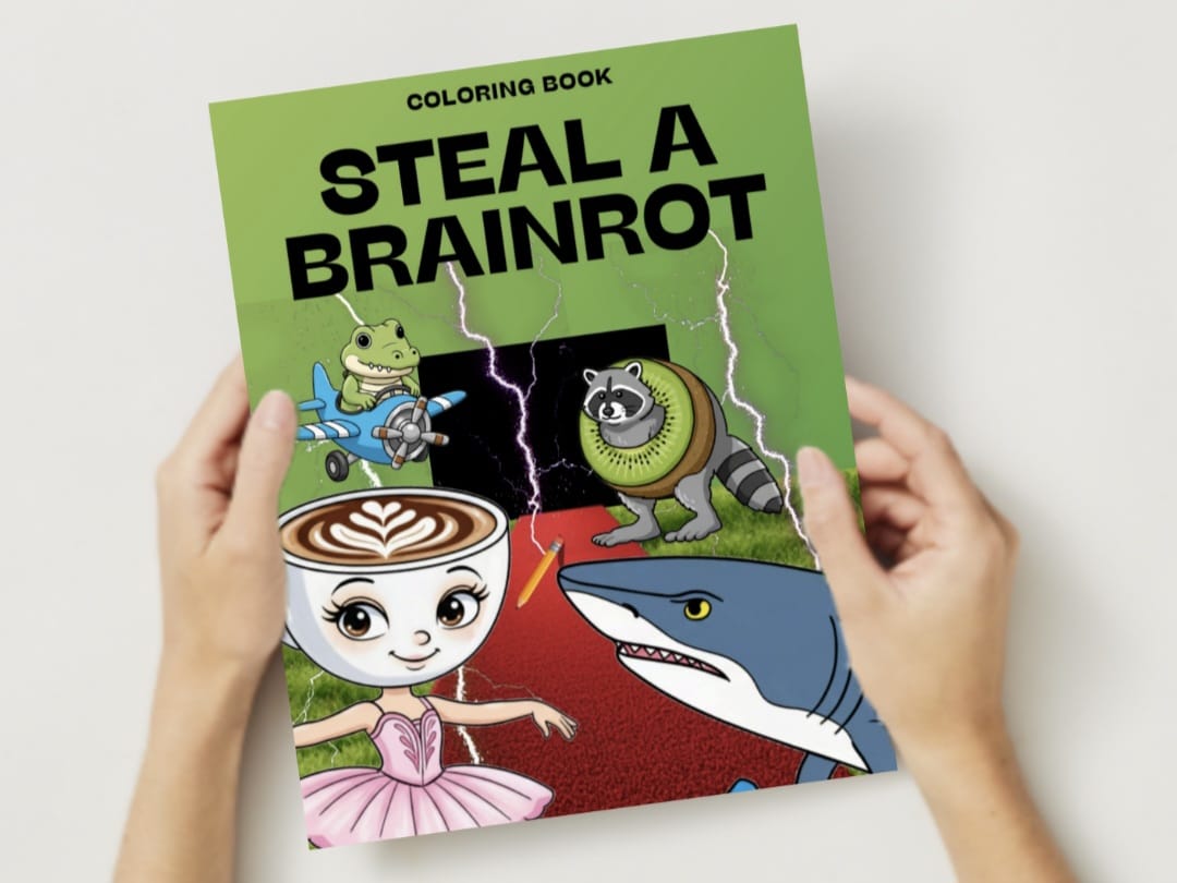 Coloring book "Steal a Brainrot"